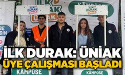 İlk durak ÜNİAK: Gençler üye çalışmaları sürdürüyor