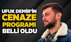 Ufuk Demir'in cenaze programı belli oldu