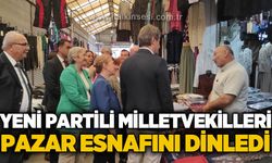 Yeni Partili milletvekilleri Kozlu'da pazaryeri esnafını dinledi