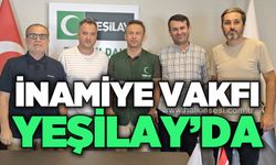 İnamiye Vakfı’ndan Yeşilay Zonguldak Şubesi’ne ziyaret