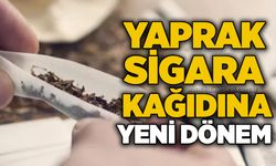 Yaprak sigara kağıdına yeni dönem