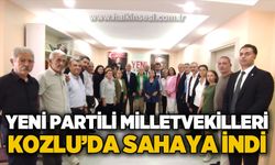 Yeni Partili milletvekilleri Kozlu’da sahaya indi