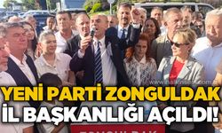 Yeni Parti Zonguldak İl Başkanlığı’nın yeni binası törenle açıldı