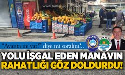 Zonguldak’ta manavın kaldırım ve yolu işgal etmesi tepkilere neden oldu: "Avanta mı var" diye mi soralım?