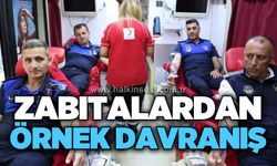 Zabıtadan örnek davranış