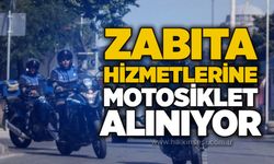 Zabıta hizmetlerine motosiklet alınıyor