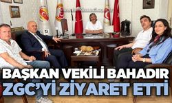 Zonguldak Belediyesi Başkan Vekili Adil Bahadır’dan ZGC’ye ziyaret