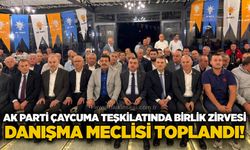 AK Parti Çaycuma Teşkilatında birlik zirvesi: Danışma Meclisi toplandı!