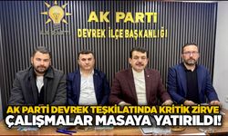 AK Parti Devrek Teşkilatında kritik zirve: Çalışmalar masaya yatırıldı!