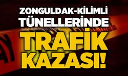 Zonguldak-Kilimli tünellerinde zincirleme kaza: 3 araç birbirine girdi