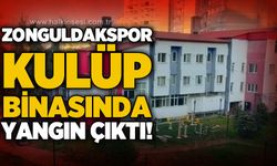 Eski Zonguldakspor binasında yangın