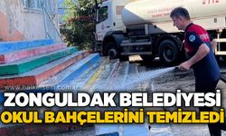 Zonguldak’ta okulların çevresinde yeni eğitim yılı hazırlığı