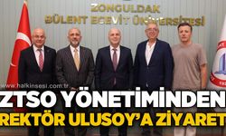 ZTSO’dan BEUN Rektörü Prof. Dr. Ahmet Ulusoy’a hayırlı olsun ziyareti