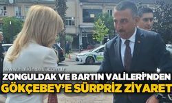 Zonguldak ve Bartın valilerinden Gökçebey’e sürpriz ziyaret