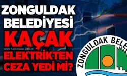 Zonguldak Belediyesi kaçak elektrik kullanımı cezası yedi mi?