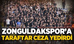 Taraftar Zonguldakspor’a ceza yedirdi...