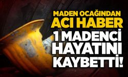 Maden ocağından acı haber: 1 madenci hayatını kaybetti!