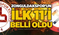 Zonguldakspor'un ilk 11'i belli oldu!