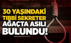 30 yaşındaki tıbbi sekreter ağaçta asılı bulundu!
