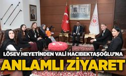 LÖSEV Heyetinden Vali Hacıbektaşoğlu’na anlamlı ziyaret