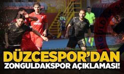 Düzcespor’dan Zonguldakspor açıklaması!..