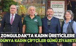 Zonguldak'ta kadın üreticilere Dünya Kadın Çiftçiler Günü ziyareti