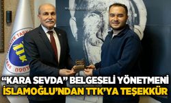 Kara Sevda belgeselinin yönetmeni Kağan İslamoğlu’ndan TTK’ya teşekkür ziyareti