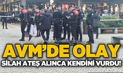 AVM'de olay: Silah ateş alınca kendini vurdu!