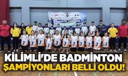 Kilimli’de badminton şampiyonları belli oldu!