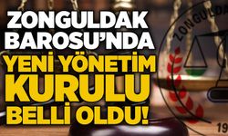 Zonguldak Barosu’nda yeni yönetim kurulu belli oldu!