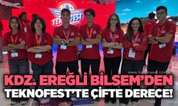 Kdz. Ereğli BİLSEM’den TEKNOFEST’te çifte Türkiye derecesi