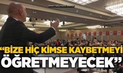 Dural: “Bize hiç kimse kaybetmeyi öğretmeyecek”