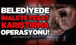 Belediyede ihaleye fesat karıştırma operasyonu: 3 tutuklama