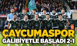 Çaycumaspor galibiyetle başladı 2-1