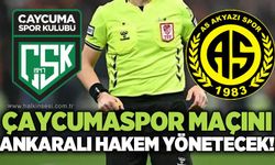 Çaycumaspor maçını Ankaralı hakem yönetecek!