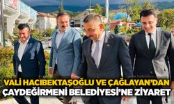 Vali Hacıbektaşoğlu ve Çağlayan’dan Çaydeğirmeni Belediyesi’ne ziyaret