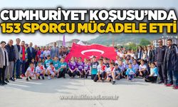 Cumhuriyet Koşusu’nda 153 sporcu mücadele etti