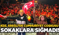 Kdz. Ereğli’de Cumhuriyet coşkusu sokaklara sığmadı!