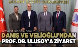 Sabit Danış’tan BEUN Rektörü Ahmet Ulusoy’a hayırlı olsun ziyareti
