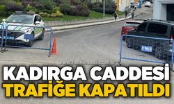 Kadırga Caddesi trafiğe kapatıldı