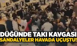 Düğünde takı kavgası: Sandalyeler havada uçuştu!