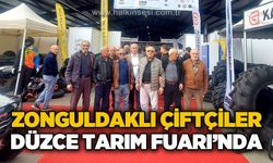 Zonguldaklı çiftçiler Düzce Tarım Fuarı'nda yenilikleri inceledi