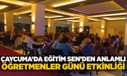 Çaycuma’da Eğitim Sen’den anlamlı Öğretmenler Günü etkinliği