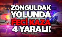 Zonguldak'ta feci kaza: 4 yaralı!
