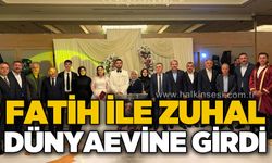 Fatih ile Zuhal dünyaevine girdi