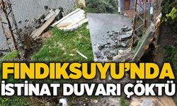 Zonguldak'ta istinat duvarı çöktü! Facianın eşiğinden dönüldü