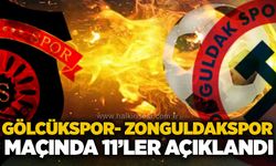 Gölcükspor- Zonguldakspor Maçında 11’ler açıklandı