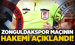 Zonguldakspor maçının hakemi açıklandı!
