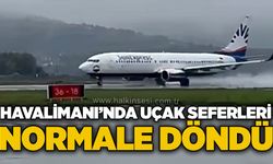 Havalimanı’nda uçak seferleri normale döndü