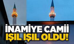 İnamiye Camii ışıl ışıl oldu!